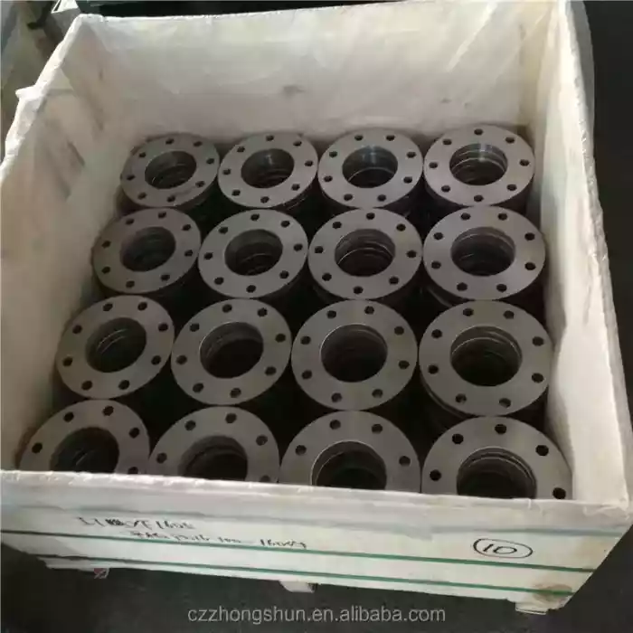 High Quality DN50 A105 Carbon Steel Plate Flange Welding Neck Slip On Perforated Plate Flange WN Flange Raised Face Pipe Fitting - Image 3