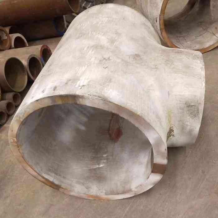 Steel Straight Tees Pipe Tee Fitting for Marine Environment Piping Branches