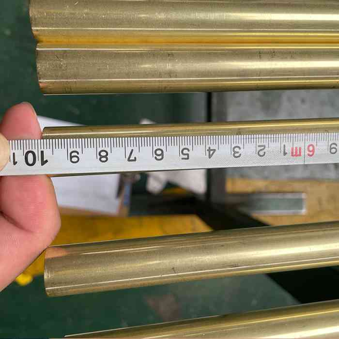 ASME SB135 C44300 ASTM B135 C44300 Admiralty Brass Condenser Tube Easy Maintenance for Commercial HVAC Units