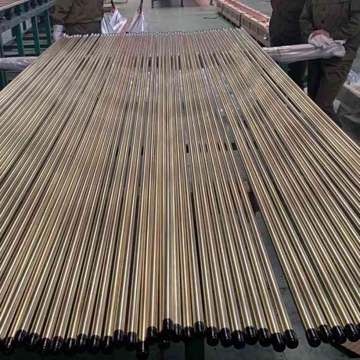 ASME SB135 C44300 ASTM B135 C44300 Admiralty Brass Condenser Tube High Efficiency for Data Center Cooling