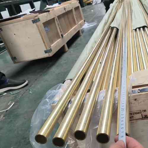 ASME SB135 C44300 ASTM B135 C44300 Condenser Tube Saltwater Resistant for Offshore Cooling Systems