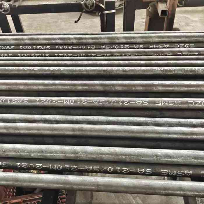 ASTM A210 A-1 ASME SA210 A-1 Carbon Steel Tube Thermal Conductivity for Heat Exchanger Systems