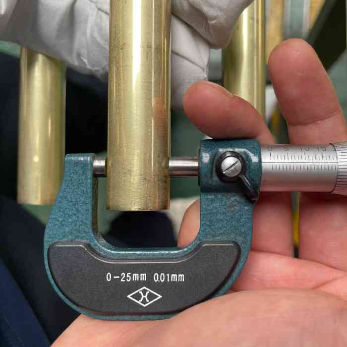 ASME SB135 C44300 ASTM B135 C44300 Admiralty Brass Condenser Tube Easy Maintenance for Commercial HVAC Units - Image 5