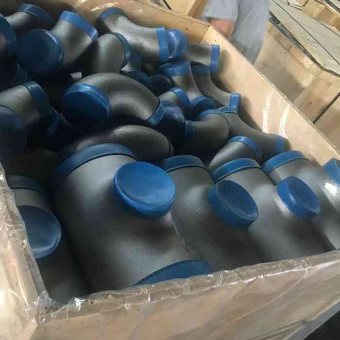 Carbon Steel CONC.TEE (TC) Butt-Weld Pipe Tee Connector for High-Pressure Pipeline Branches