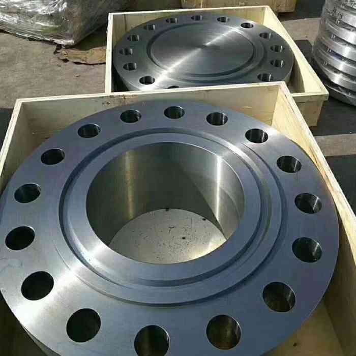 Carbon Steel Forged Industrial Flange BL Flange SW Flange WN Flange Easy-Maintain for Cooling Water Pipes