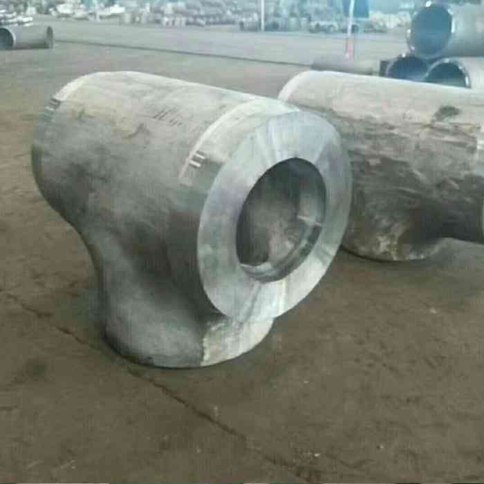 Steel Reducing Outlet Tees Pipe Tee Fitting for Food Processing Industry Pipes